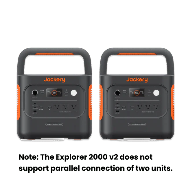2 x Jackery Solar Generator 2000 v2 + 2 x SolarSaga 200W Portable Solar Panel - Image 5