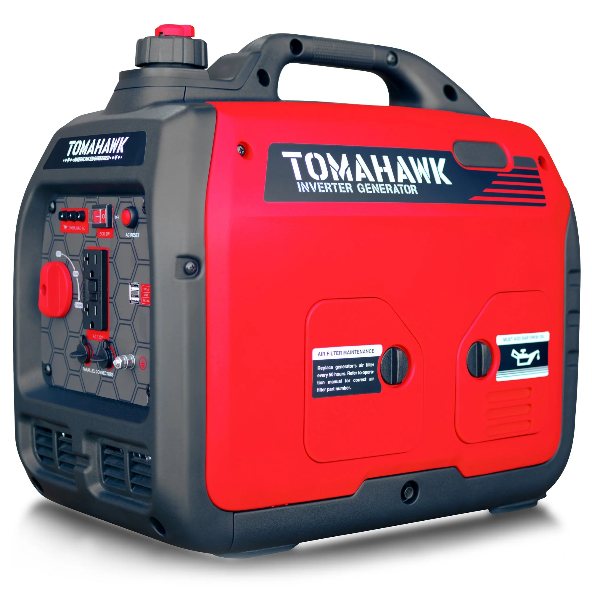 Tomahawk Power 2000 Watt Inverter Generator Super Quiet Portable Gas Power Professional Use - Image 12