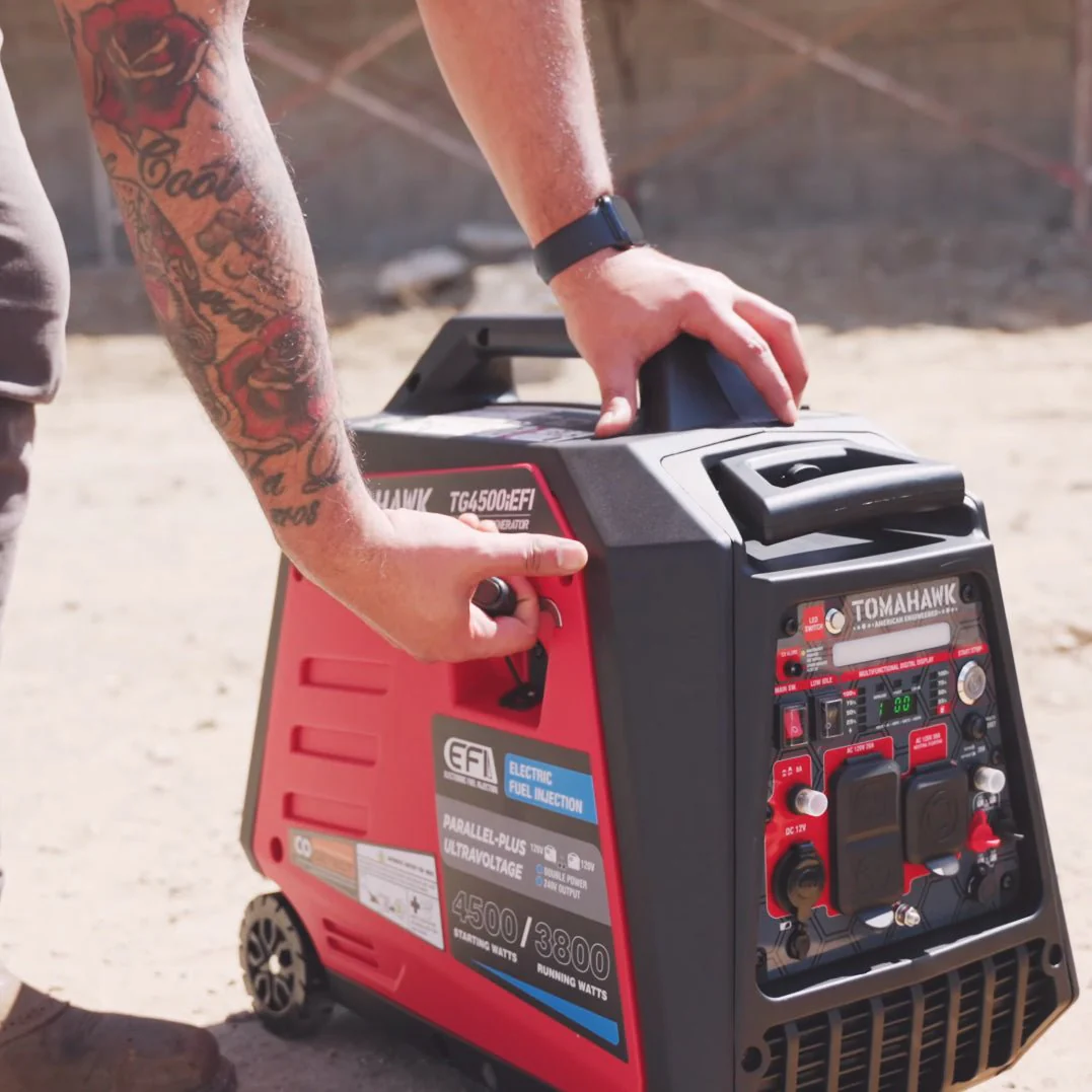 Tomahawk Power 4500 Watt Inverter Generator Electronic Fuel Injection EFI Super Quiet Portable Gas Power Professional Use - Image 3