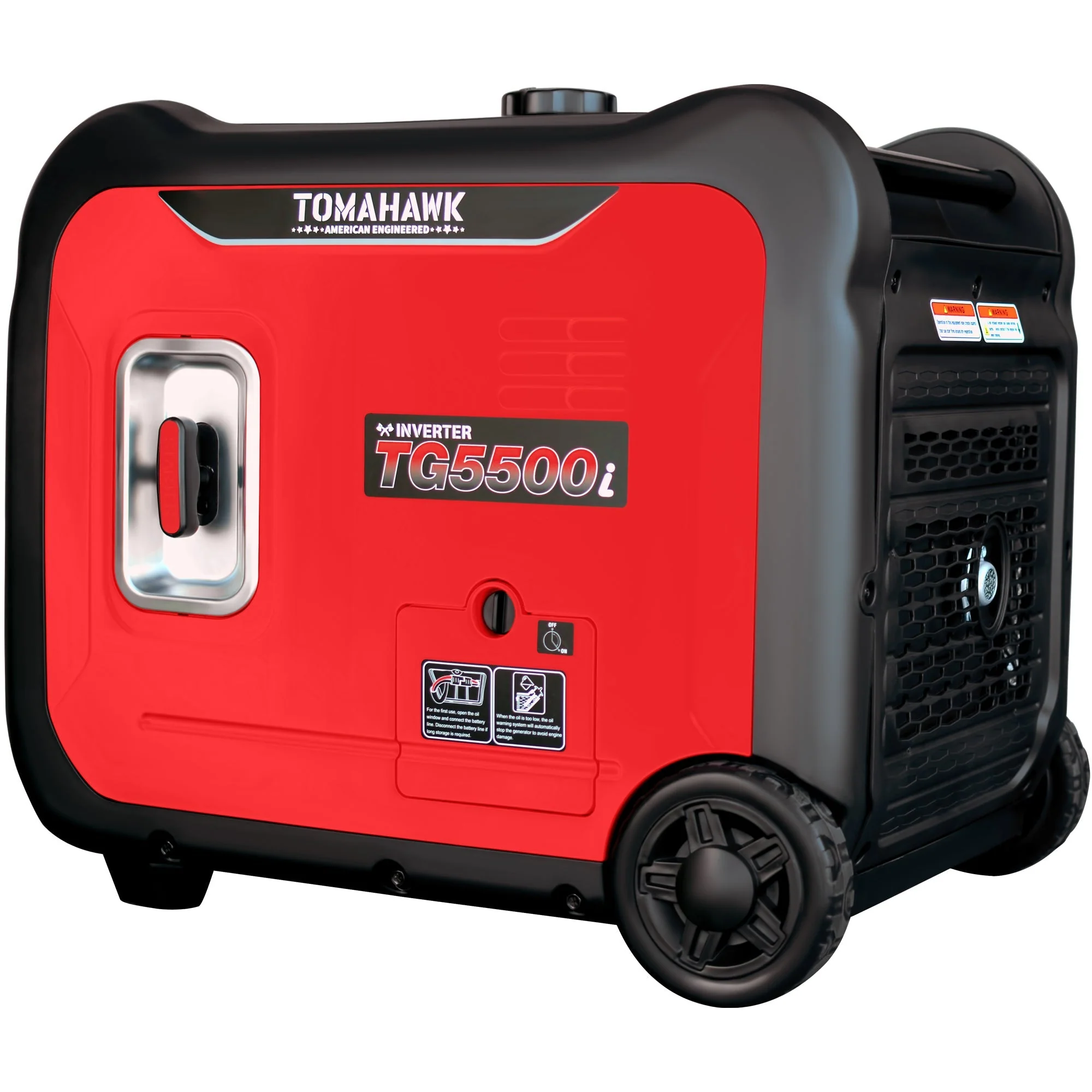 Tomahawk Power 5500 Watt Inverter Generator Super Quiet Portable Gas Power Professional Use - Image 11