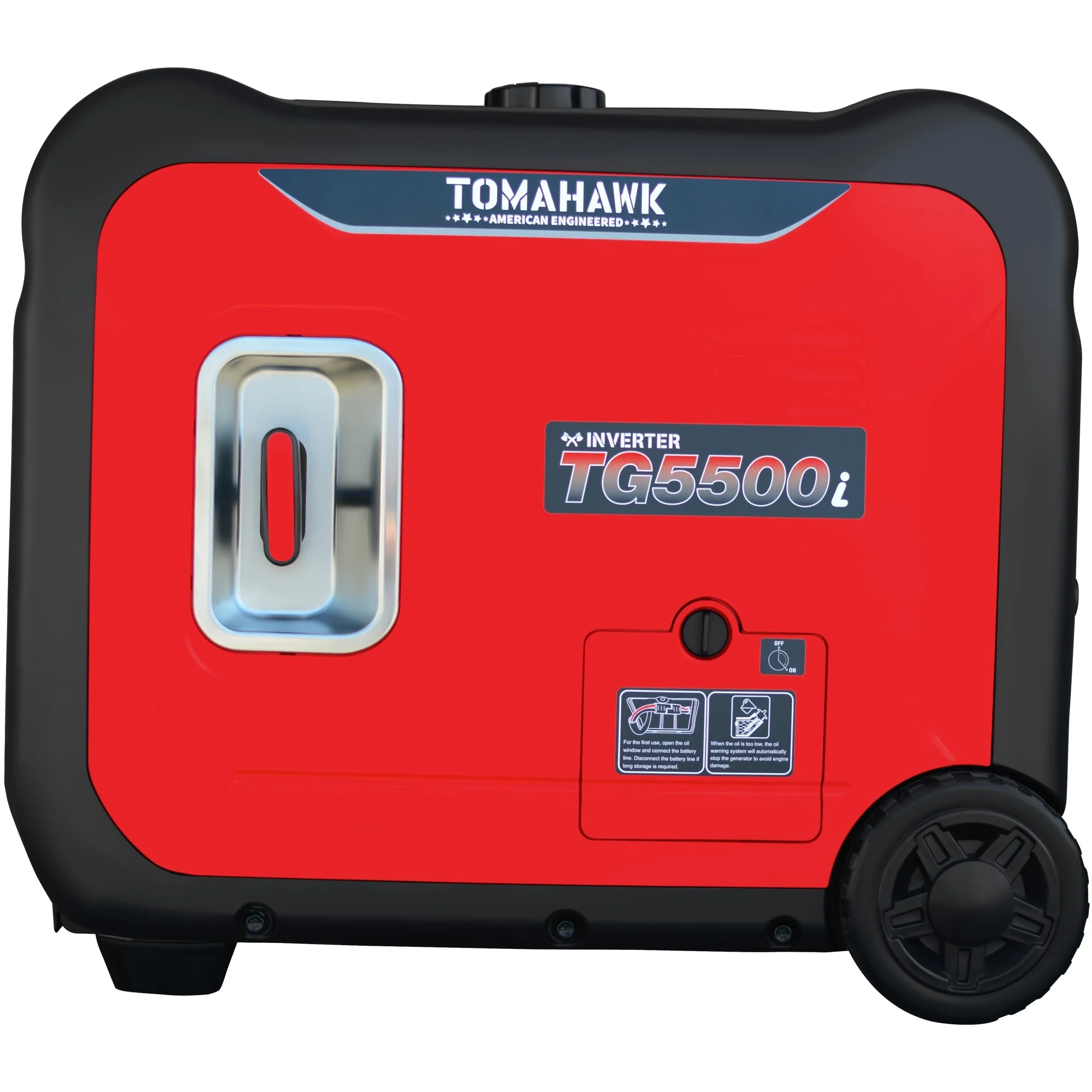 Tomahawk Power 5500 Watt Inverter Generator Super Quiet Portable Gas Power Professional Use - Image 9