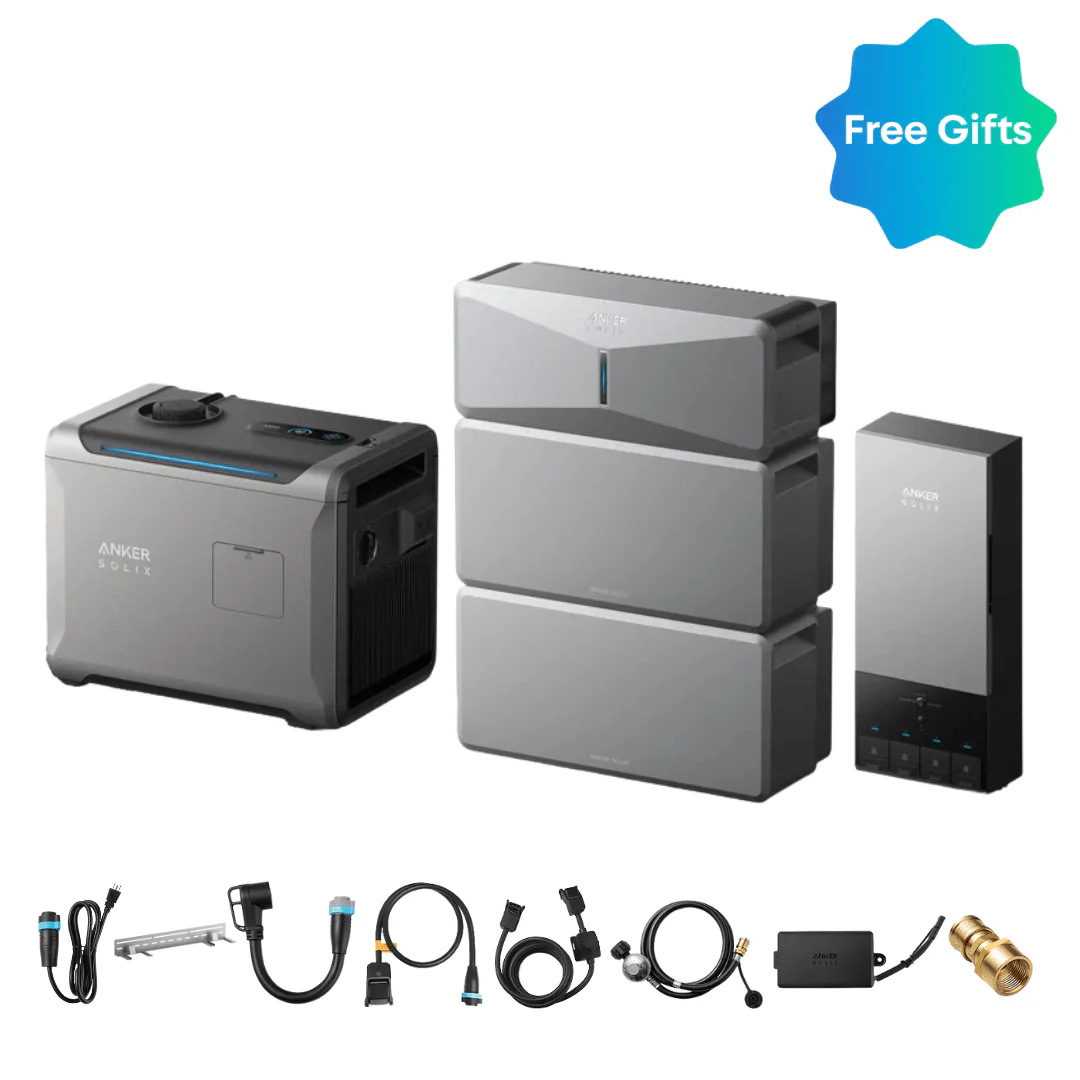 Anker SOLIX E10 Infinite Backup Kits | 6kWh - 24 kWh LiFePO4 Battery | 5X Backup Time | Smart Control & Outdoor-Ready - Image 4
