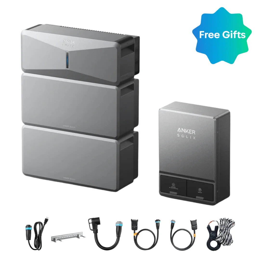 Anker SOLIX E10 Manual Backup Kit | 6 kWh - 12 kWh LiFePO4 Battery | 10-30 kW Turbo Output | Smart Grid & Storm-Guard - Image 2