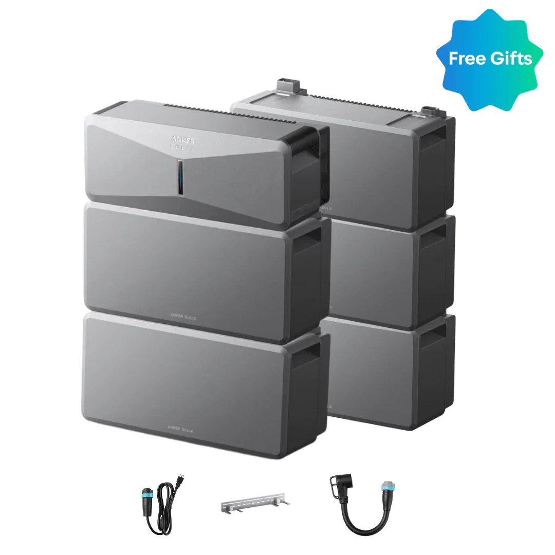 Anker SOLIX E10 Whole Home Backup System | 6 kWh - 30 kWh LiFePO4 Battery | 10-30 kW Turbo Output | Smart Grid & Storm-Guard - Image 5