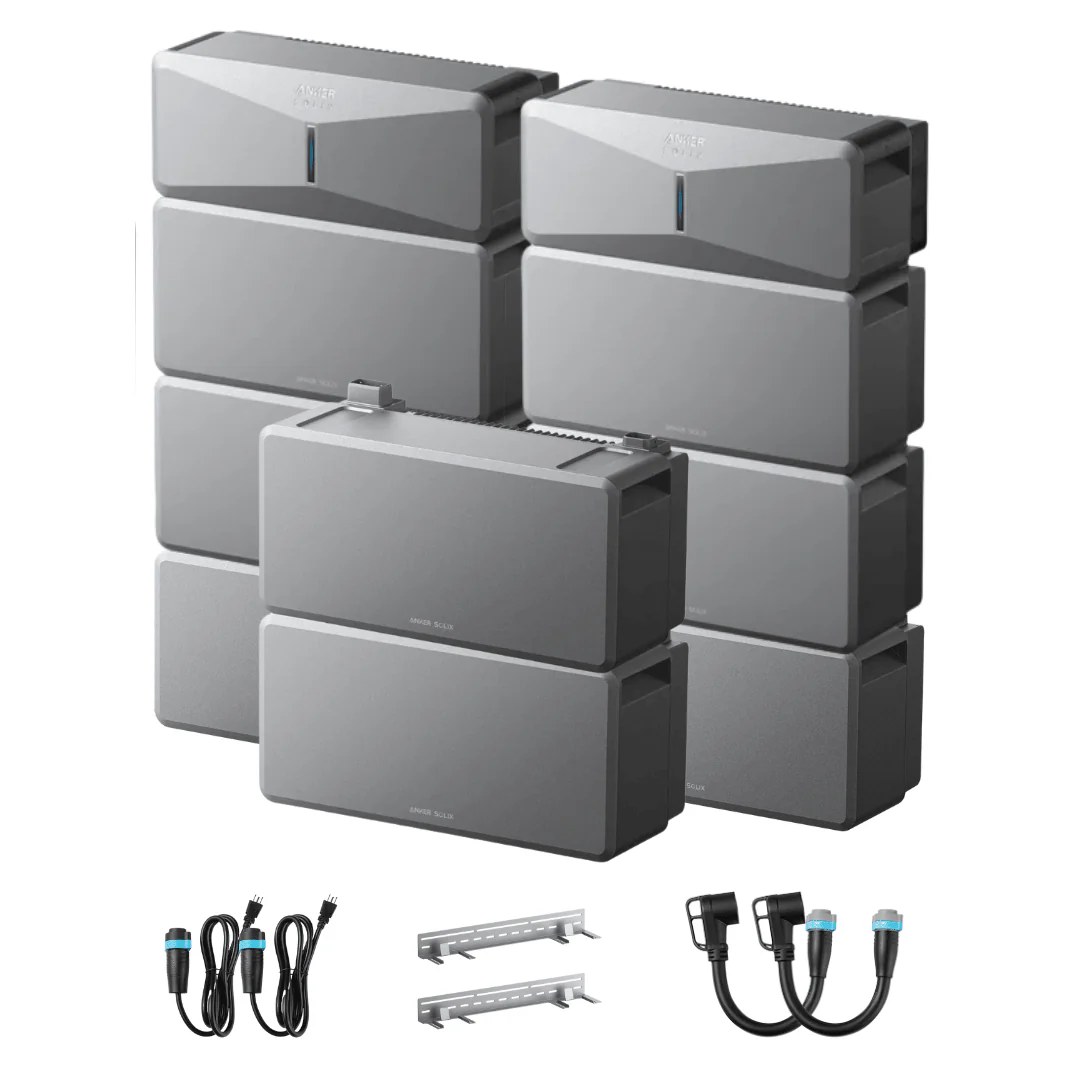 [Double Kit] Anker SOLIX E10 Whole Home Backup System | 12 kWh - 60 kWh LiFePO4 Batteries - Image 4