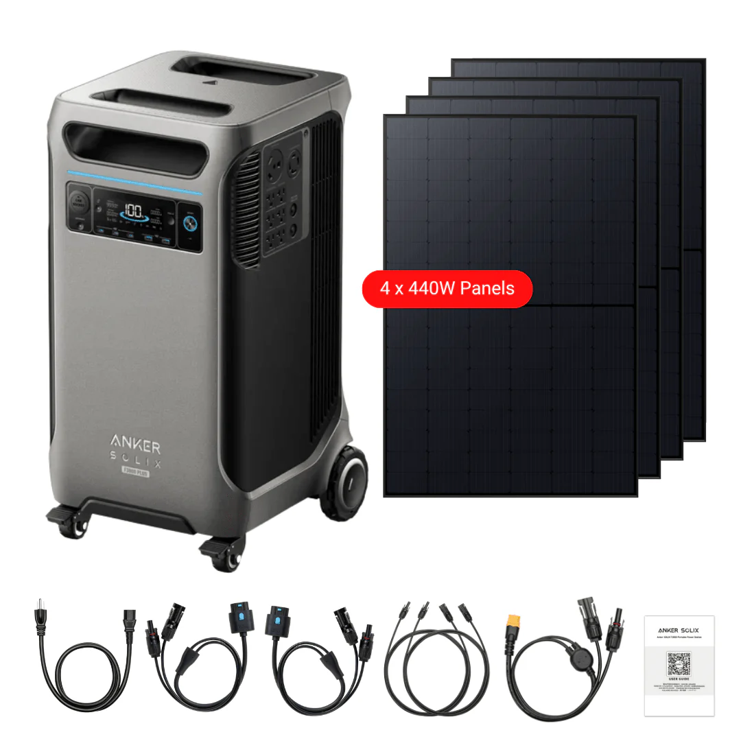 Anker SOLIX F3800 Plus Portable Power Station + 440W Rigid Solar Panels - Image 2