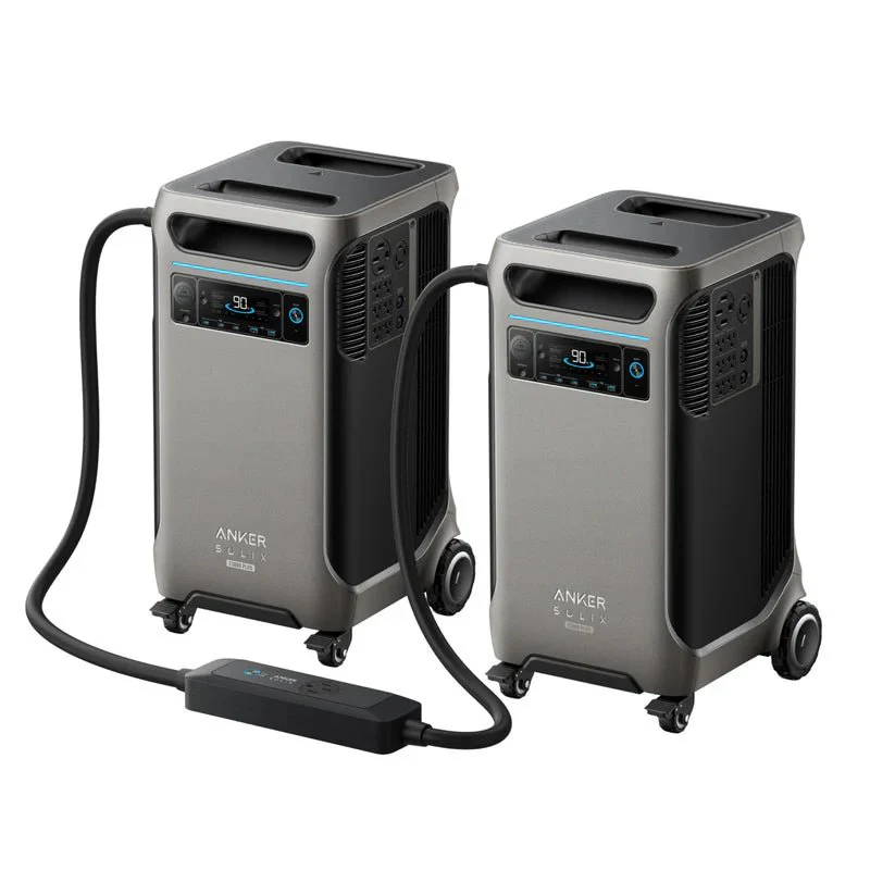 Anker SOLIX 2 x F3800 Plus Portable Power Station + Double Power Hub - Image 2