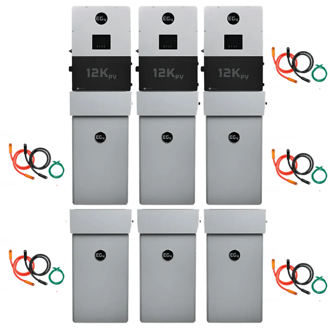 EG4 48V PowerPro LiFePO4 Battery (14.3kWh-85.8kWh) + 12kPV 8000W 48V Split Phase Hybrid Inverter - Image 18