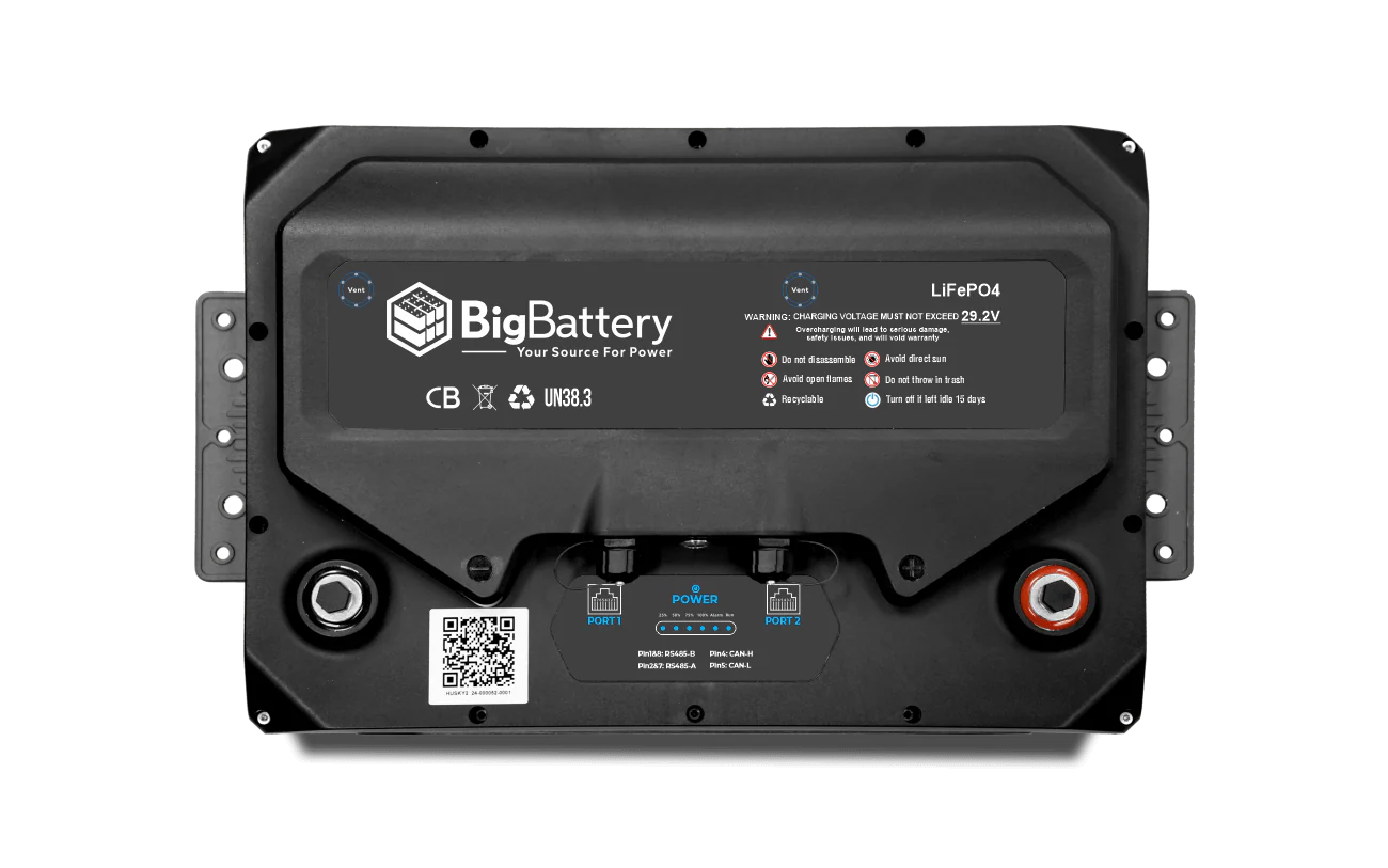 BigBattery HUSKY 2 24V 200Ah 5.12kWh LiFePO4 Battery - Image 6