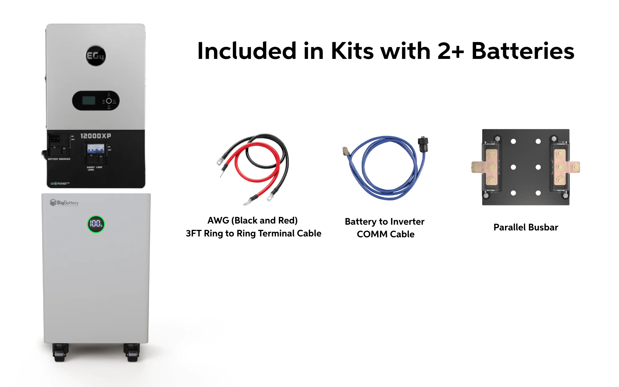 BigBattery NEXUS 51.2V 15kWh LiFePO4 Battery + EG4 12000XP 12,000W 48V Split Phase Off-Grid Inverter Kit - Image 8