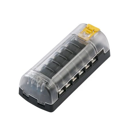 Blue Sea 5035 ST Blade Fuse Block w/Cover - 6 Circuit Independent w/o Negative Bus - Image 2