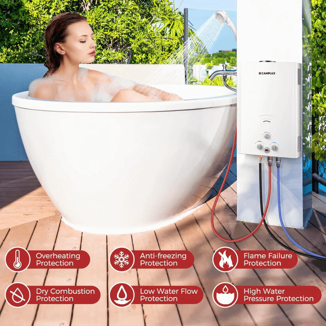 Camplux Pro Outdoor Propane Water Heater, Pool Heater - Image 6