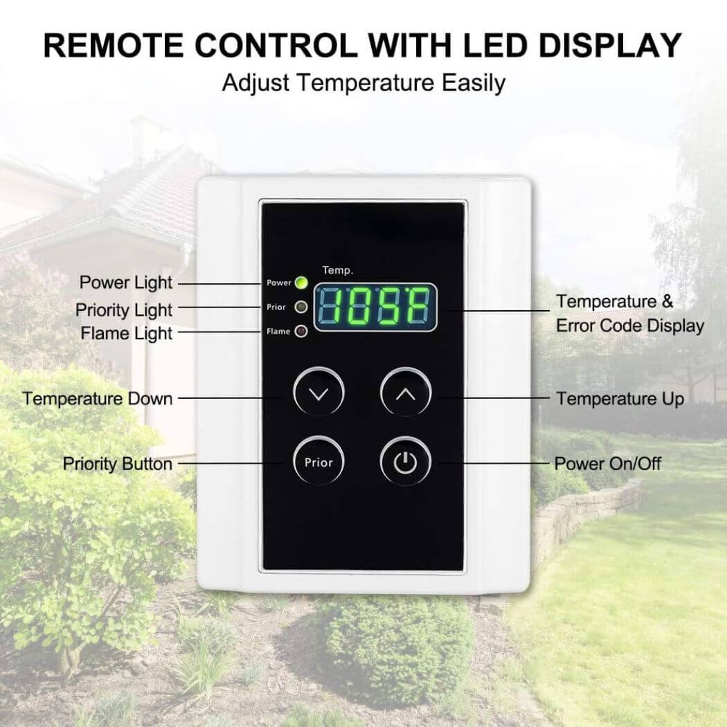 Camplux Whole Home Outdoor Tankless Hot Water Heater 5.28 GPM | Gray - Image 8