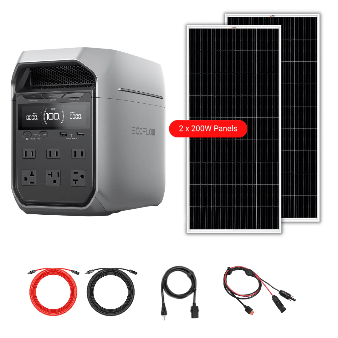 EcoFlow DELTA 3 Plus 1024Wh 1800W Solar Generator + Choose Custom Solar Panel Bundle Option - Image 5