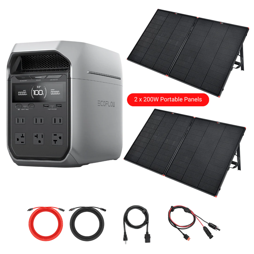 EcoFlow DELTA 3 Plus 1024Wh 1800W Solar Generator + Choose Custom Solar Panel Bundle Option - Image 6