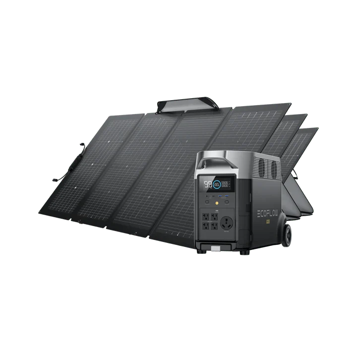 EcoFlow DELTA Pro Solar Generator + 220W Portable Solar Panels - Image 5