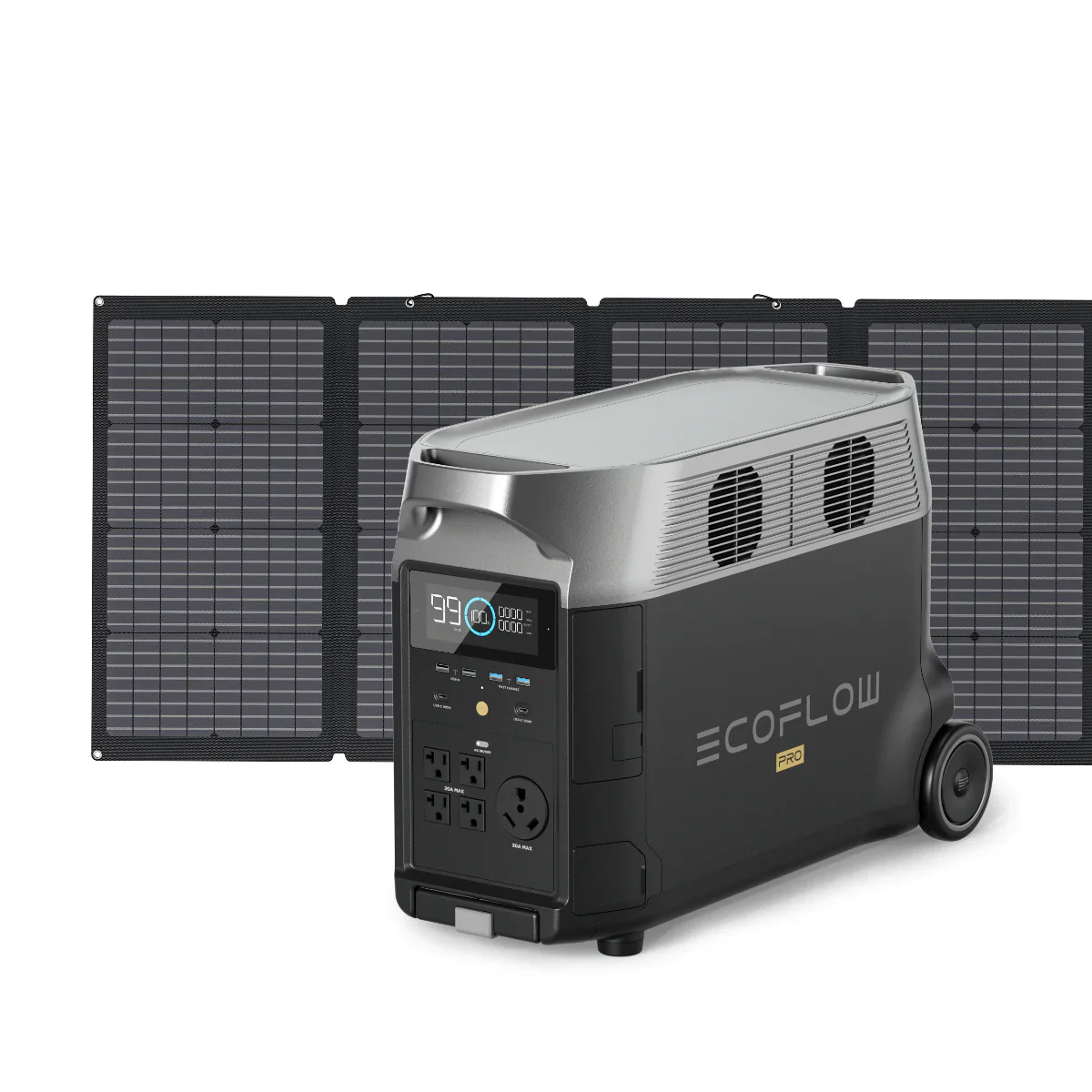 EcoFlow DELTA Pro Solar Generator + 220W Portable Solar Panels - Image 6