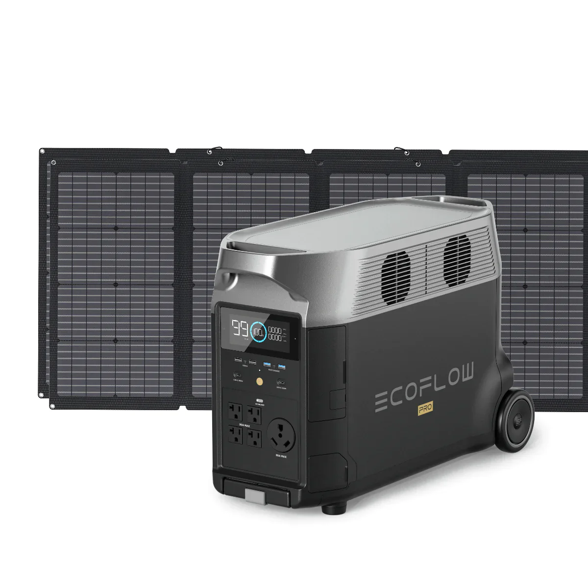 EcoFlow DELTA Pro Solar Generator + 220W Portable Solar Panels - Image 7