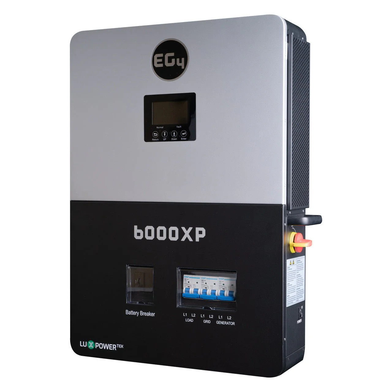 EG4 6000XP Off-Grid Inverter | 6000W Output | 8000W PV Input | 48V Split Phase Hybrid Solar Inverter - Image 3