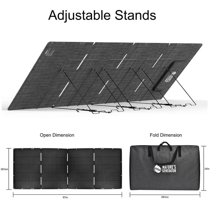 Natures Generator 400W Folding Solar Panel - Image 7