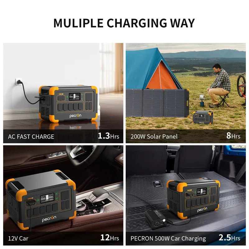 Pecron E1000LFP 1800W 1024Wh Portable Power Station - Image 7