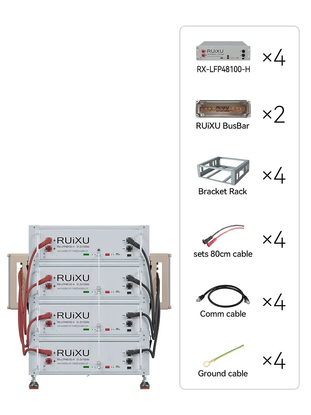 PRO Solar Kit - 48V Battery Bank (10.24kWh-20.48kWh) + 10kW 120V/240V Hybrid Inverter + 410W Solar Panels - Image 15