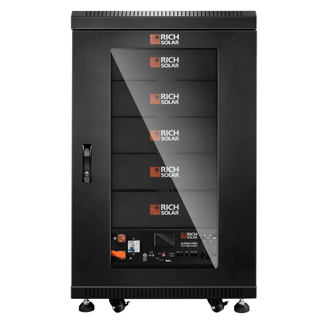 PRO Solar Kit - 48V Battery Bank (10.24kWh-15.36kWh) + 6kW 120V/240V Hybrid Inverter + 400W Solar Panels - Image 16