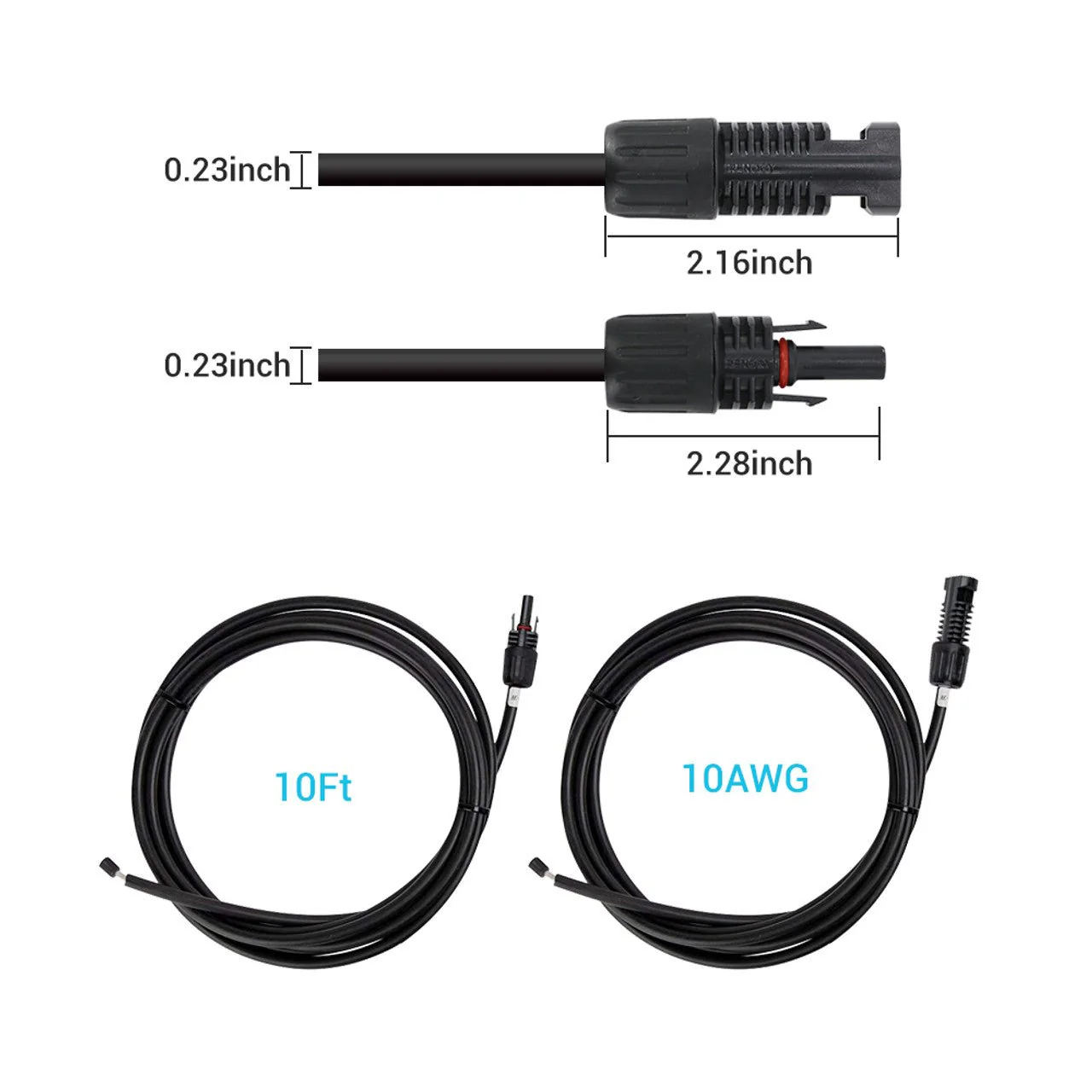 Renogy 10 AWG Solar Panel to Charge Controller Adaptor Kit - Image 7