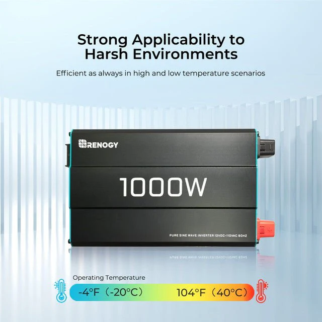 Renogy 1000W 12V Pure Sine Wave Inverter - Image 5