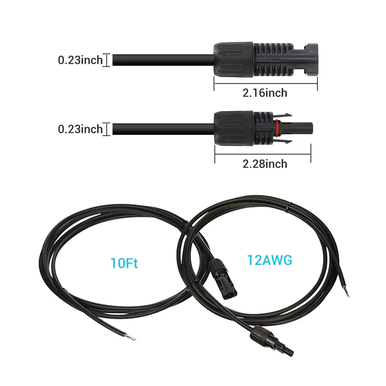 Renogy 12 AWG Solar Panel to Charge Controller Adaptor Kit - Image 8