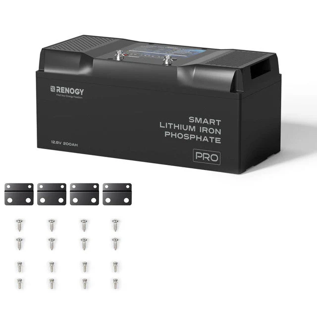 Renogy 12V 200Ah Pro Smart Lithium Iron Phosphate Battery w/Bluetooth & Self-heating Function - Image 10