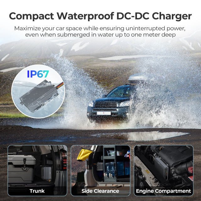 RENOGY 12V/24V IP67 50A DC-DC Battery Charger with MPPT + Renogy ONE Core - Image 4