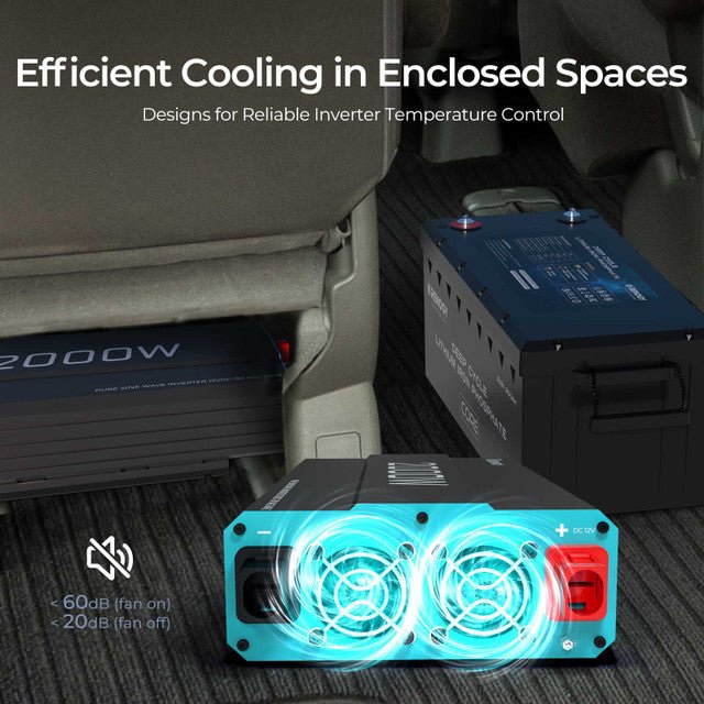 Renogy 2000W 12V Pure Sine Wave Inverter - Image 4