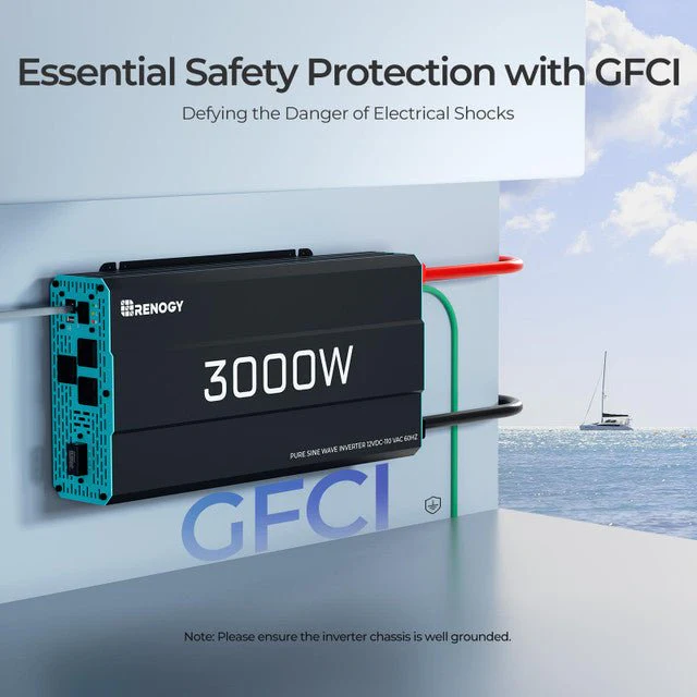 Renogy 3000W 12V Pure Sine Wave Inverter - Image 8