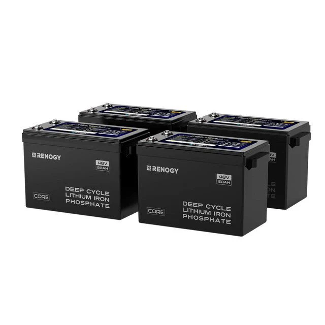 Renogy 48V 50Ah Smart Self-Heating Lithium Iron Phosphate Battery - Image 3