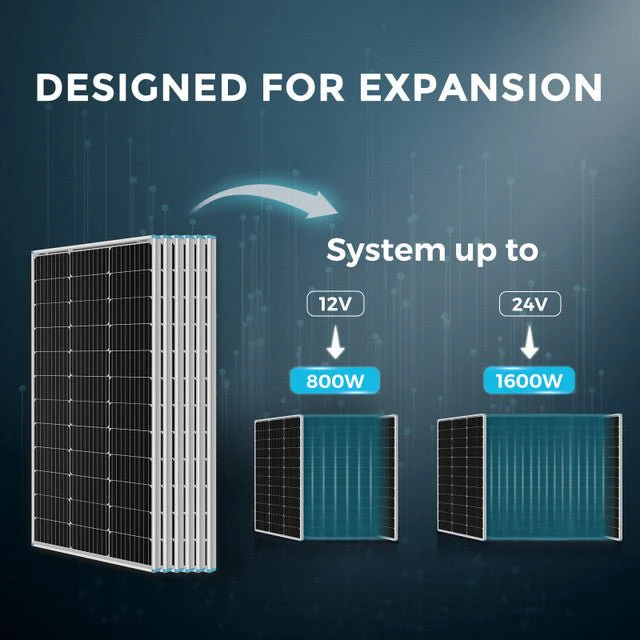 Renogy 600W 12V/24V Monocrystalline Solar Premium Kit w/Rover 60A Charger Controller - Image 5
