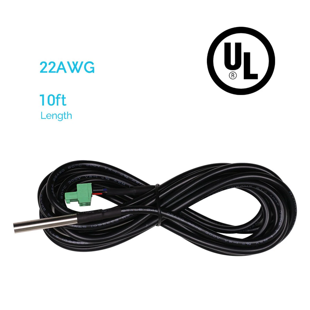 Renogy Battery Temperature Sensor for Renogy Solar Charge Controllers - Image 2