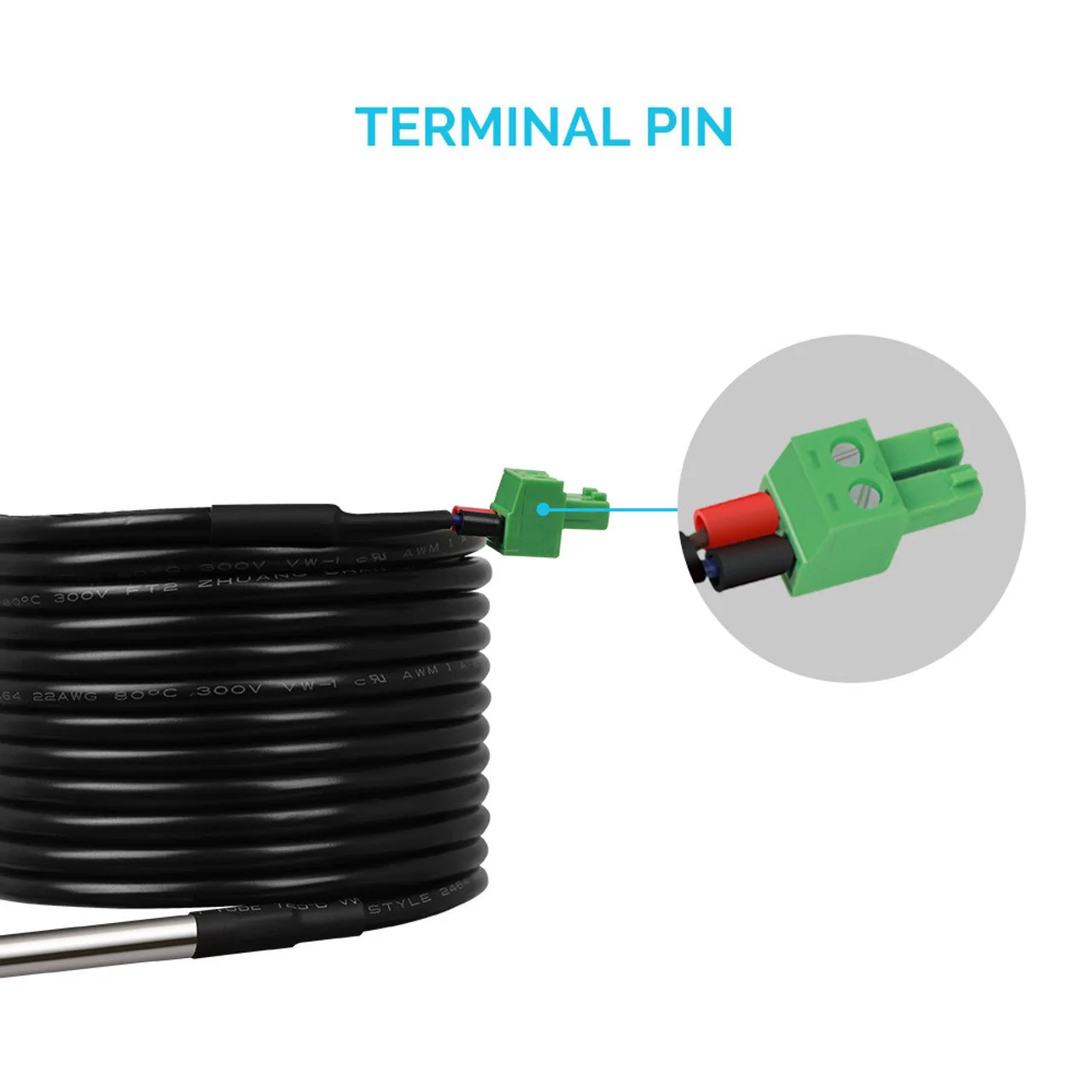 Renogy Battery Temperature Sensor for Renogy Solar Charge Controllers - Image 3