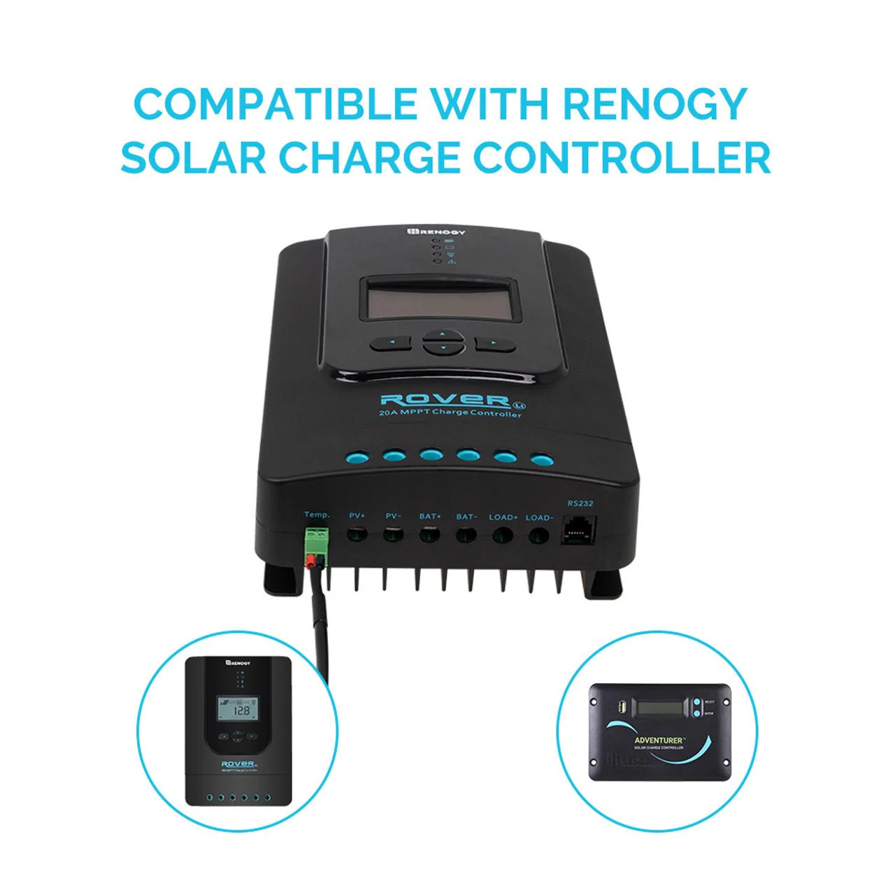 Renogy Battery Temperature Sensor for Renogy Solar Charge Controllers - Image 6