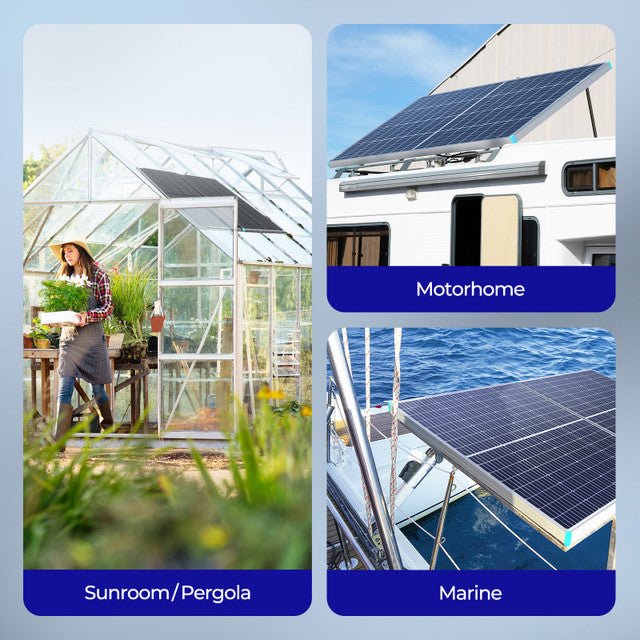Renogy Bifacial 220 Watt 12 Volt Monocrystalline Solar Panel - Image 9