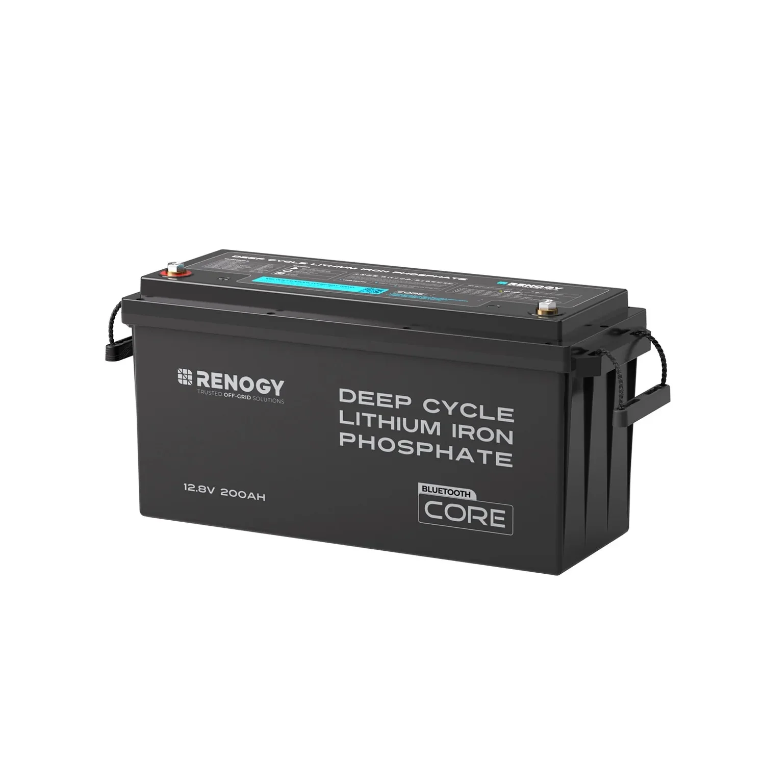 Renogy Core 12V 200Ah Deep Cycle Lithium Iron Phosphate Battery with Bluetooth - Image 8