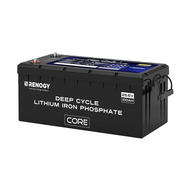 Renogy Core 24V 100Ah Deep Cycle Lithium Iron Phosphate Battery with 48V 10A Rover Boost Charge Controller - Image 7