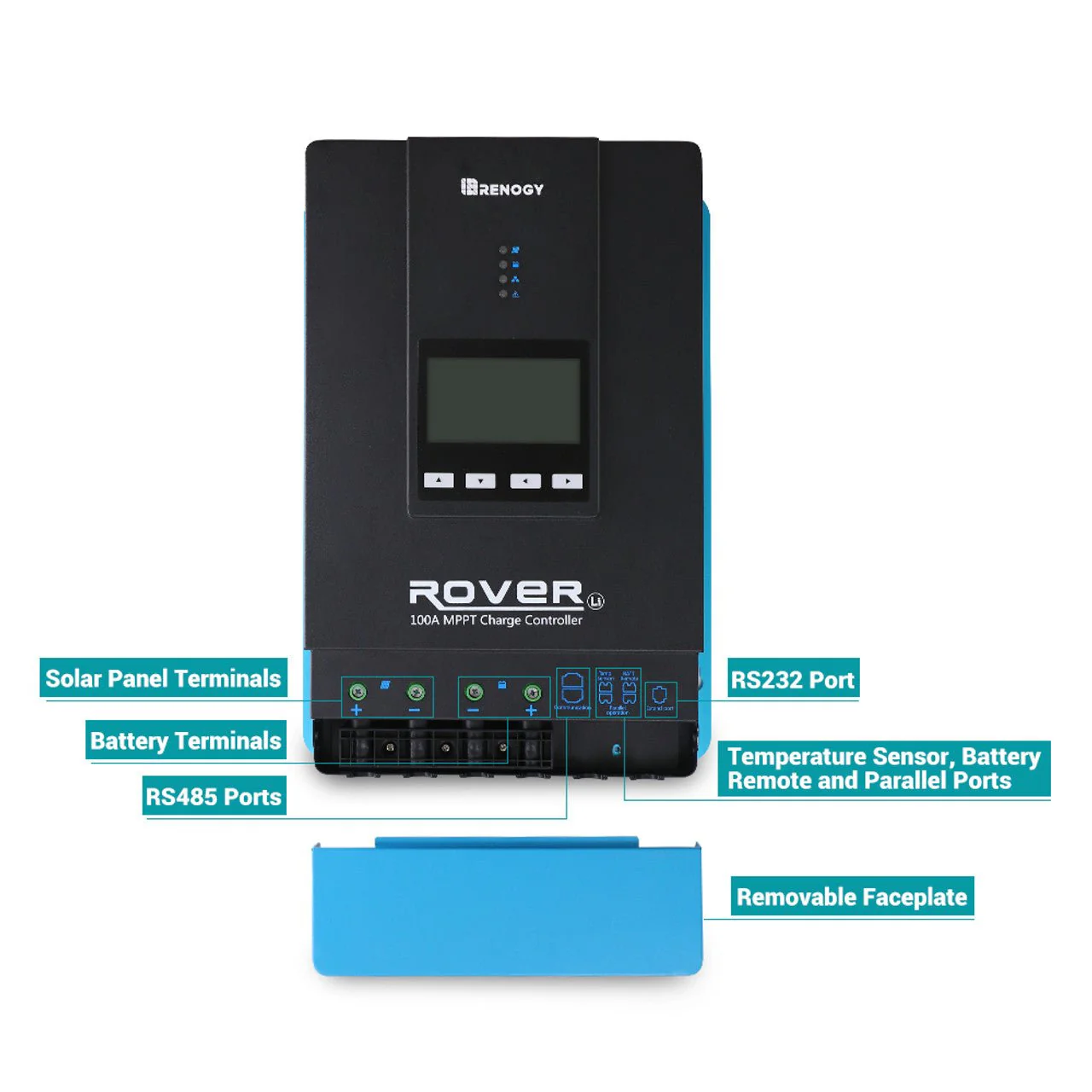 Renogy Rover 100 Amp MPPT Solar Charge Controller - Image 4