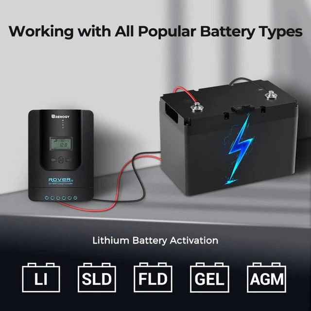 Renogy Rover Li 30 Amp MPPT Solar Charge Controller w/ Renogy ONE Core - Image 7