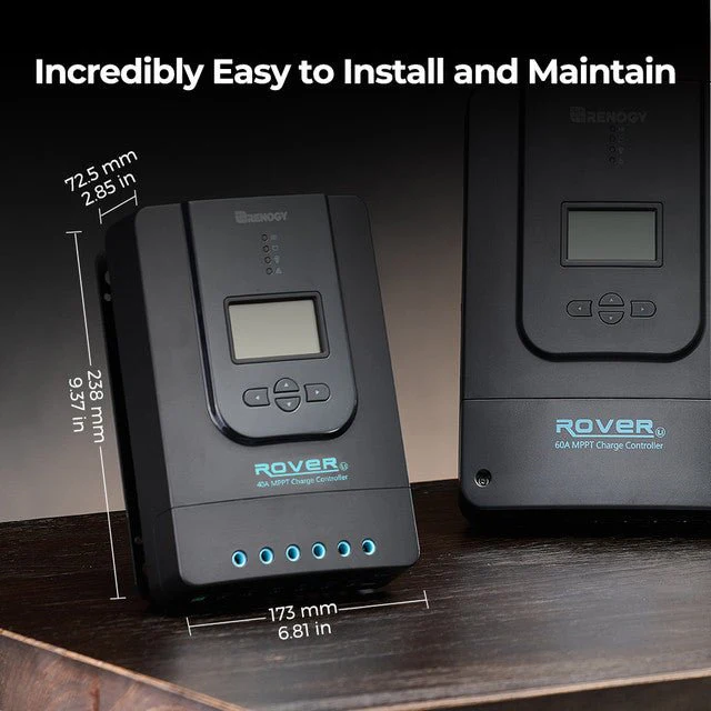 Renogy Rover Li 40 Amp MPPT Solar Charge Controller with Renogy ONE Core - Image 9