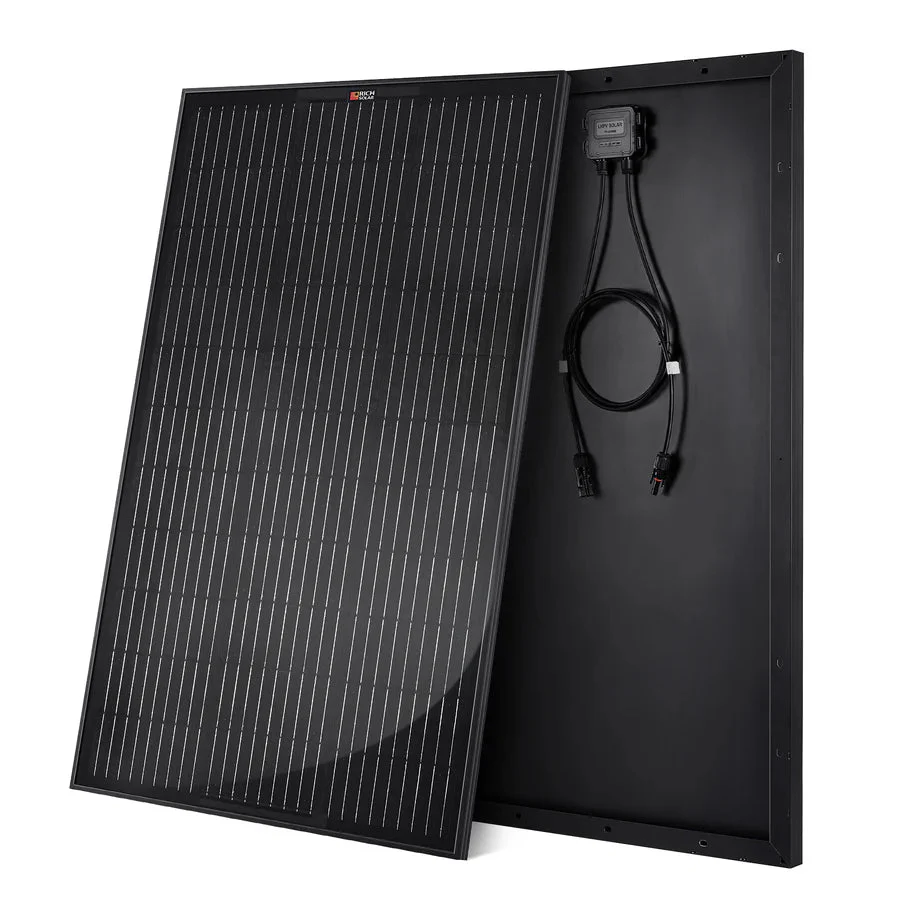 Rich Solar MEGA 100 Watt ONYX Black Monocrystalline Solar Panel - Image 3