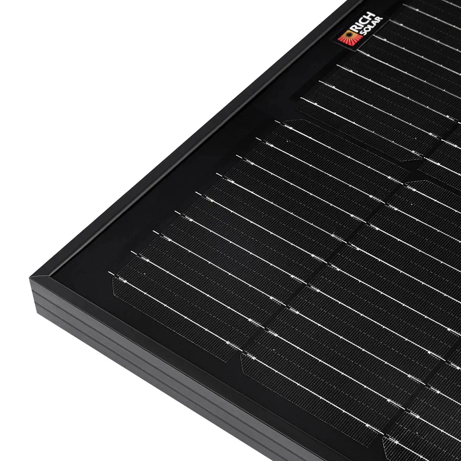 Rich Solar MEGA 100 Watt ONYX Black Monocrystalline Solar Panel - Image 8
