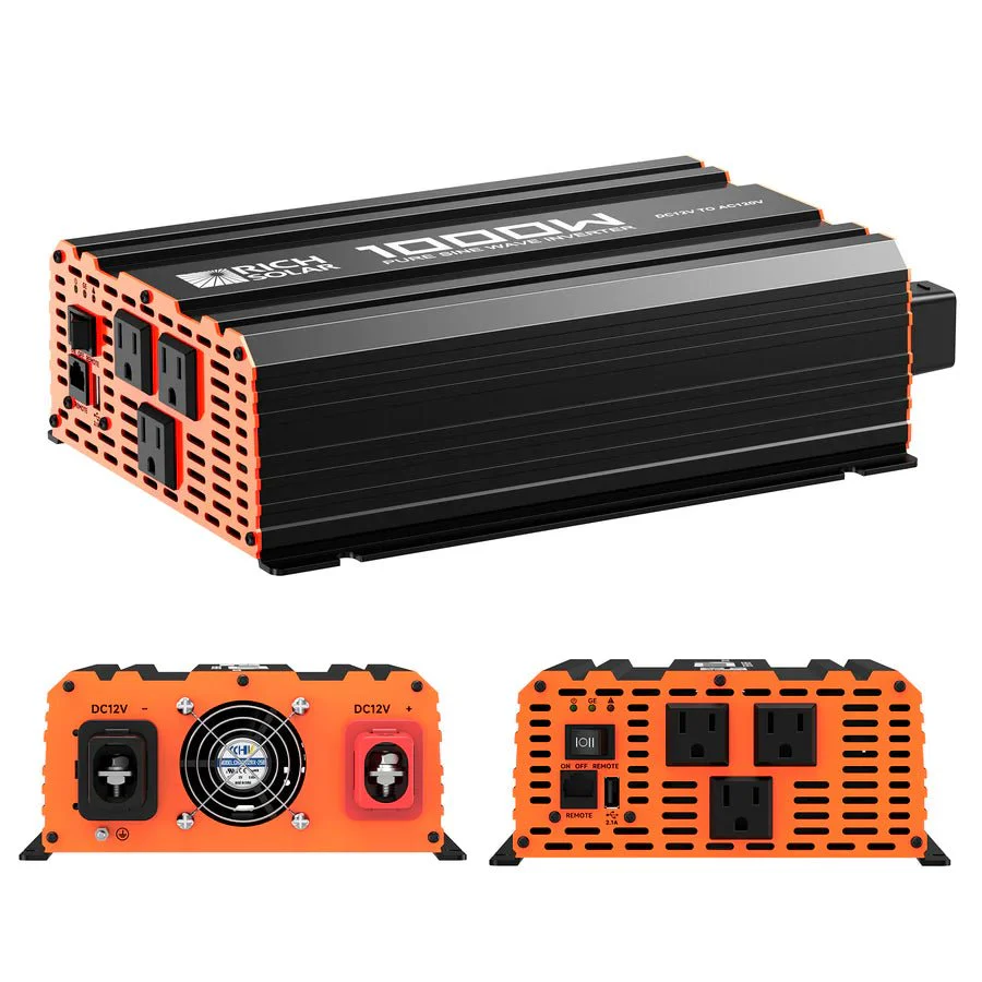 Rich Solar 1000 Watt Industrial Pure Sine Wave Inverter - Image 3