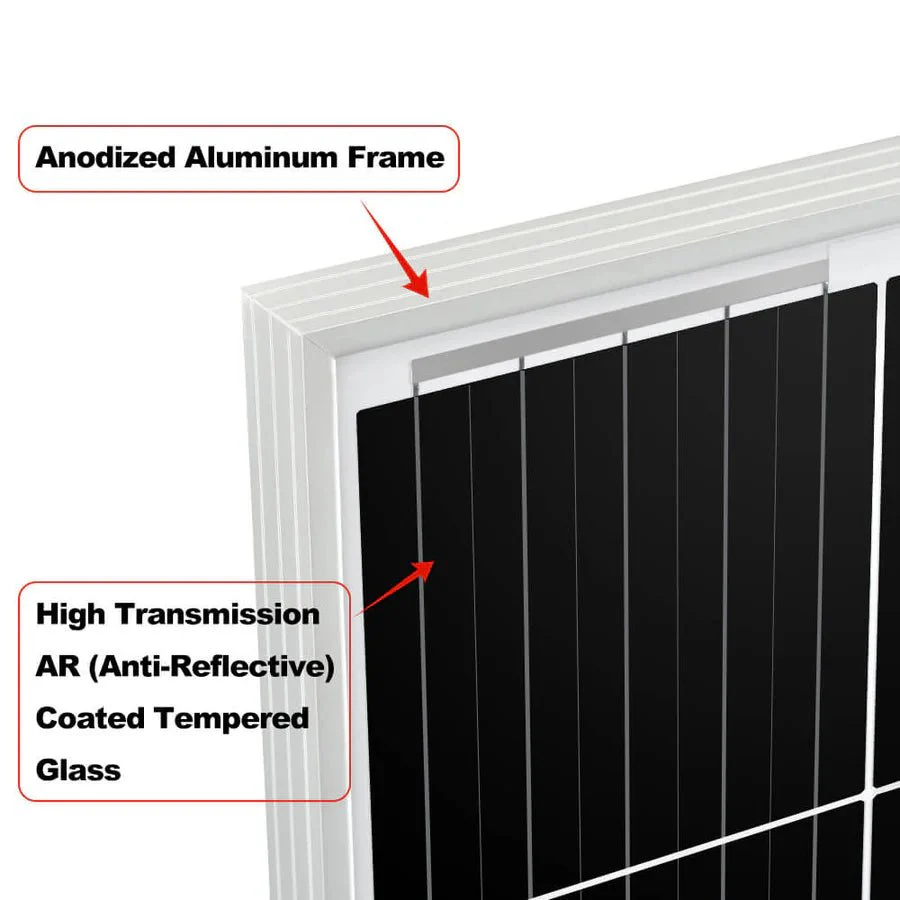 Rich Solar MEGA 200 Watt 12 Volt Monocrystalline Solar Panel - Image 9
