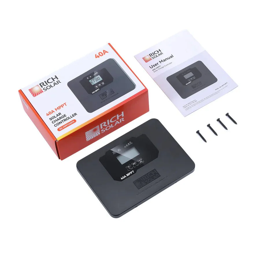 Rich Solar 40 Amp MPPT Flush Mount Solar Charge Controller - Image 10